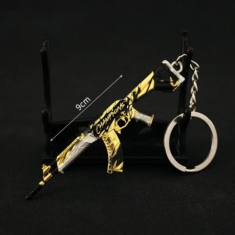 9cm New Valorant Game Peripheral Weapon Champions 2021 Skin for Vandal Metal Alloy Manga Keychain Model Katana Sword Toy Gift