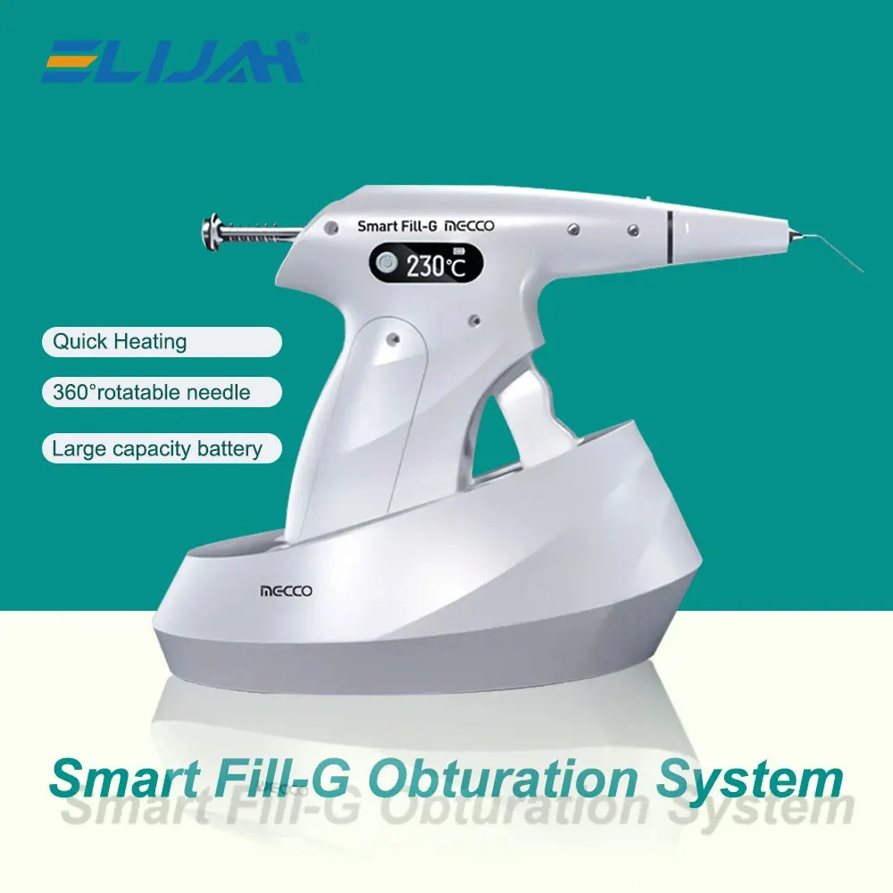 

ELIJAH Dental Smart FilI-G Endo Obturation System 360°rotatable Needle Gutta Percha Fill Gun Root Canals Precisely Dental Tools