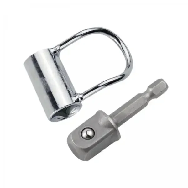 Universal Faucet Angle Stop Valve Wrench Portable Steel Plumbing Tool for Narrow Areas Home Repair Use