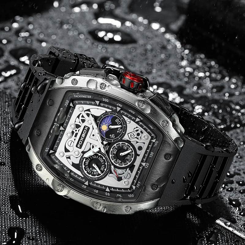 LIGE Simple Man Watch Casual SportS Waterproof Luminous Fashion Outdoor Military Moon Phase Quartz Watches for Men Reloj Hombre