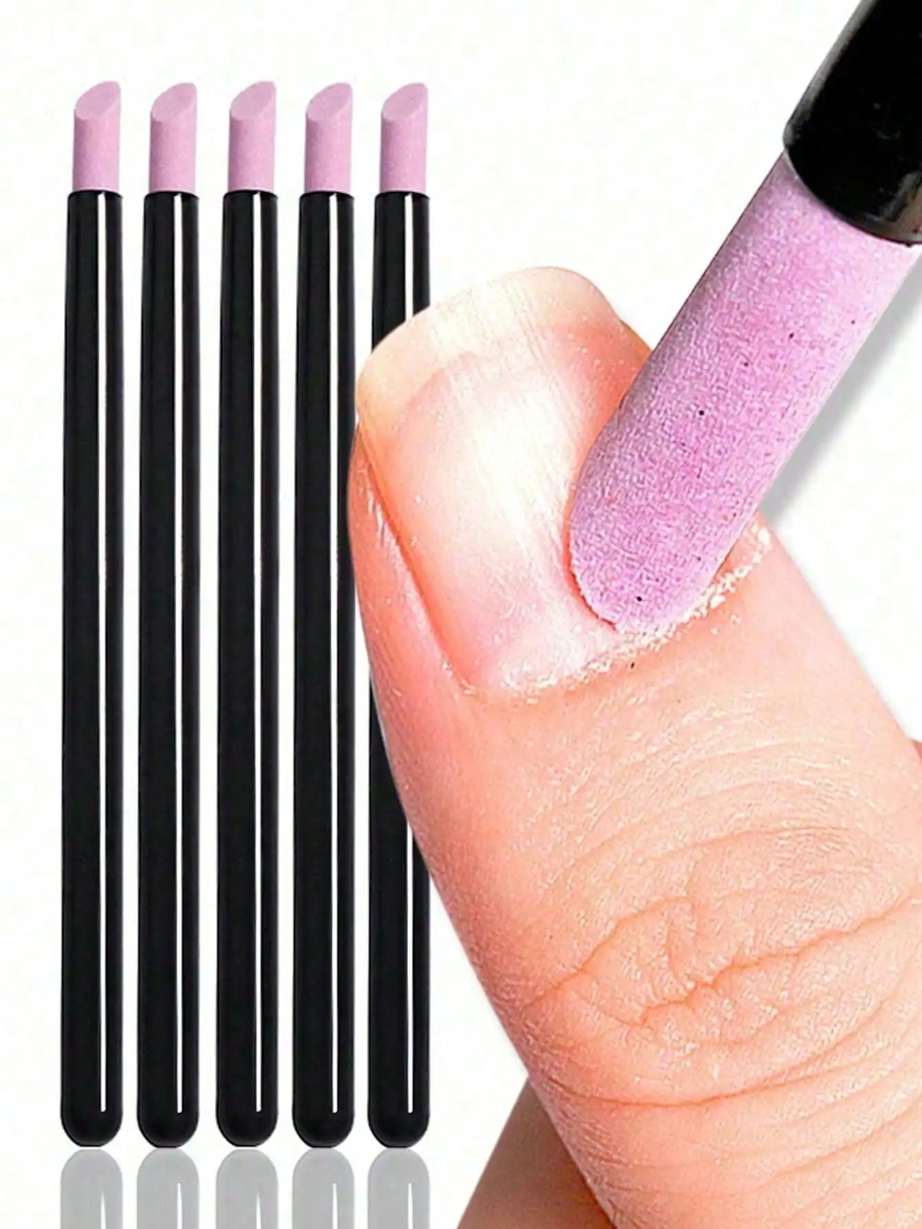 

12pcs Nail Care Kit - Quartz & Ceramic Carving Polishing Pens, 45 Degree Cuticle & Skin Remover, Nail Polish, Nail Buffer, Nail Gel, Natural Nail Care