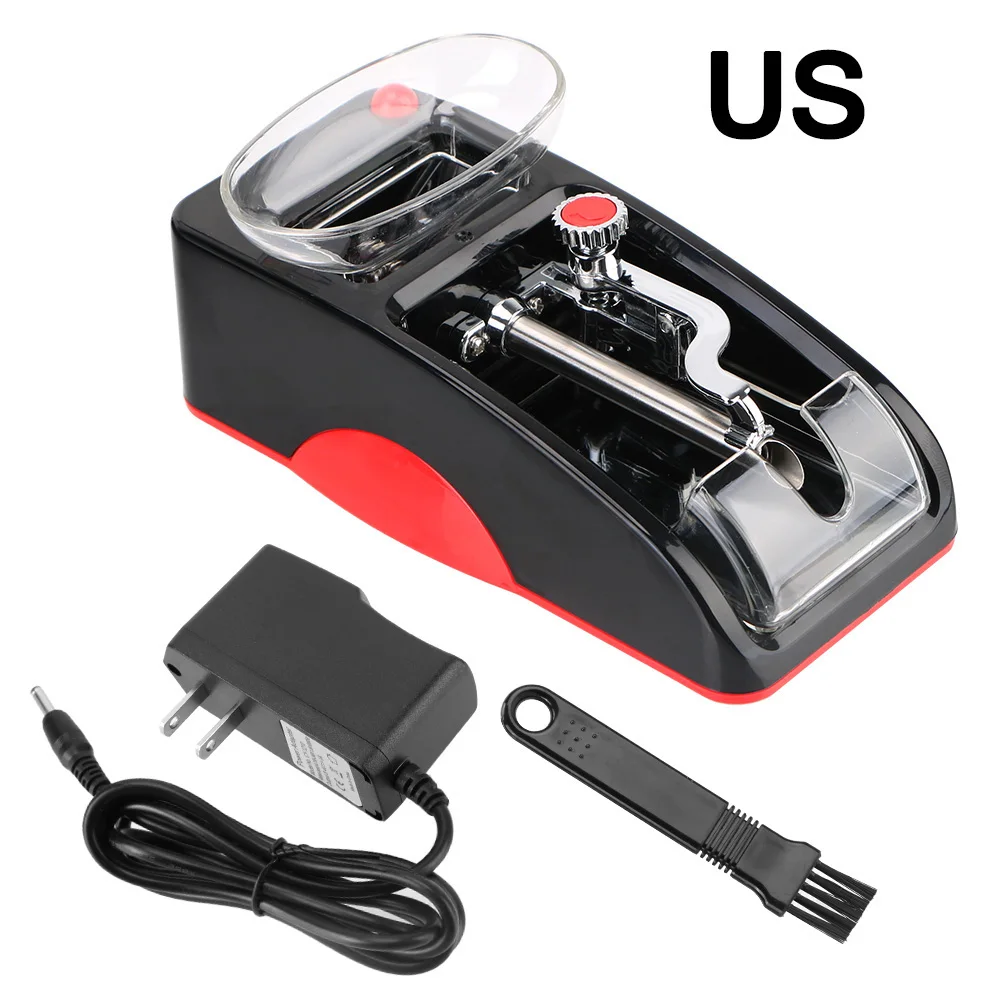 Injector Maker Smoking Accessories DIY EU US Plug Electric Automatic Cigarette Rolling Machine Smoking Tool Tobacco Roller view 2