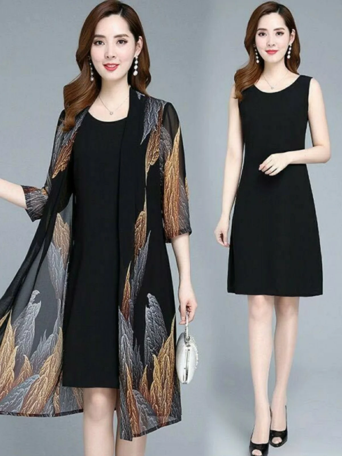 เสื้อคลุมกันแดดผ้าลูกไม้ปักลาย รุ่นซัมเมอร์แฟชั่น สำหรับคุณแม่ ทรงหลวม ไซส์ใหญ่ ผ้าบาง หรูหรา