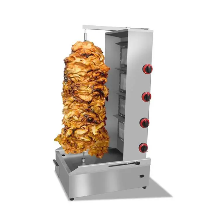 commercial fish chicken pork meat Automatic FOR  Kebab Equipment Doner Kebab Shop Shawarma Making barbecue grill machine