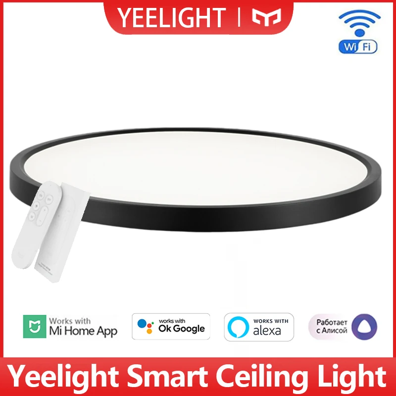 Yeelight Smart LED Ceiling Light Warm White/Cool White Light Thinness 30mm WiFi Smart Voice Control Works with the Xiaomi Home