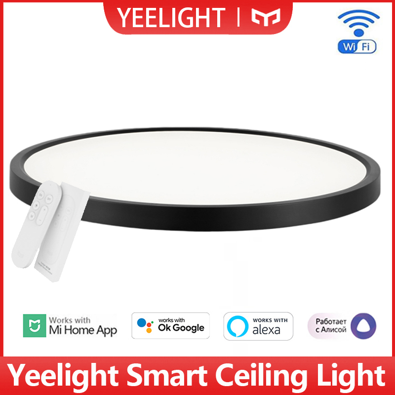  Yeelight Smart LED Ceiling Light Warm White/Cool White Light Thinness 30mm WiFi Smart Voice Control Works with the Xiaomi Home 