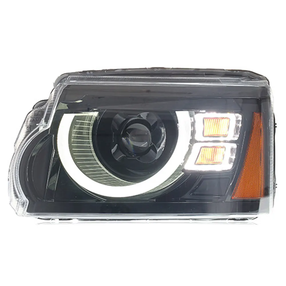 Car Front Lights For Land Rover Discovery 4 Headlights 2010-2017 LED DRL Running lights With Dynamic Turning Signal