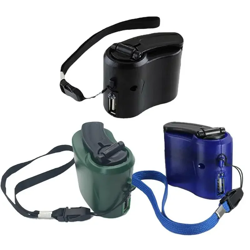 Emergency Outdoor Hand Crank Power Dynamos Mobile Phone Emergency Charger  USB Charging Outdoor Travel Power Bank 5V Charger