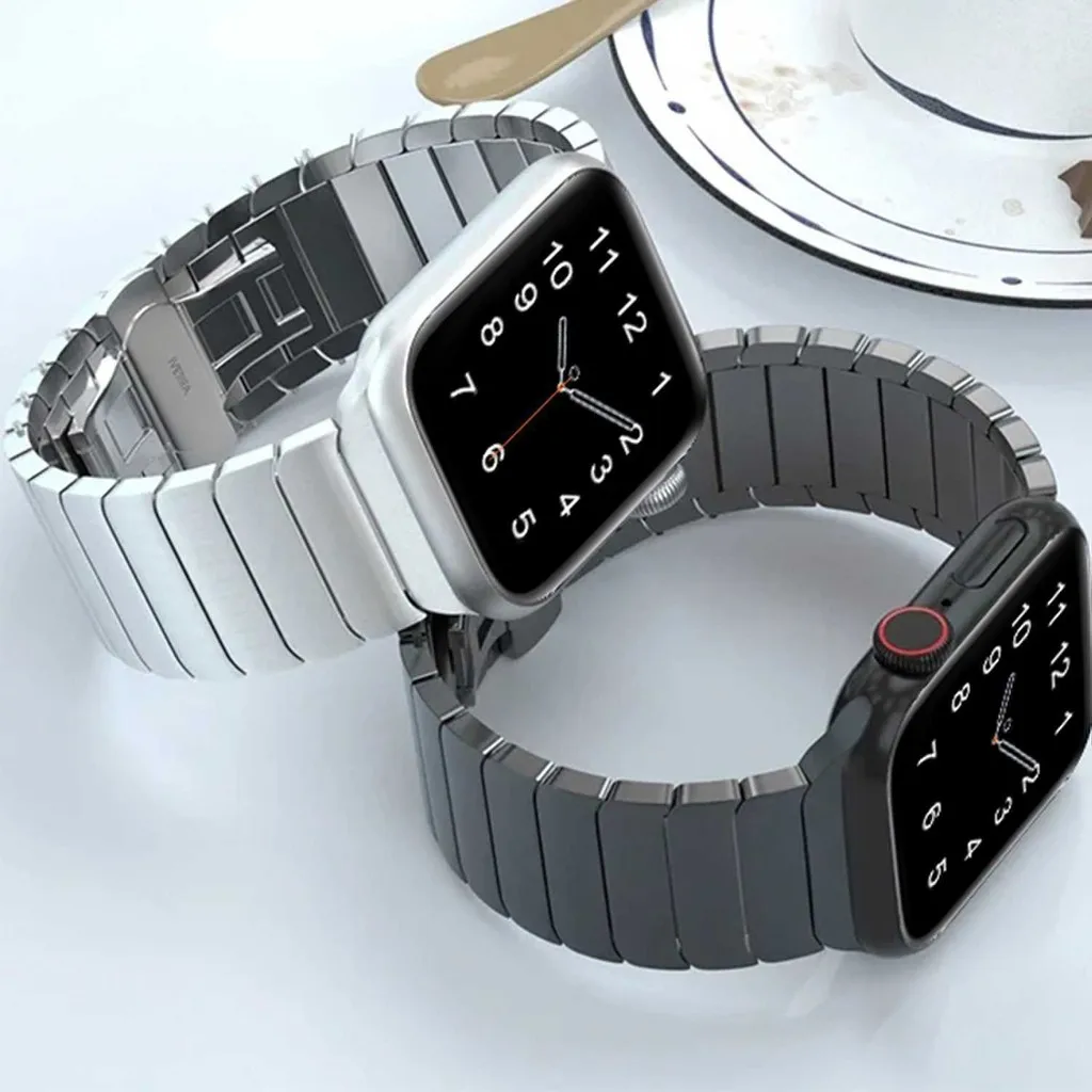 Metallband für Apple Watch 46 mm Armband Edelstahl Armband für Iwatch Serie 10 9 Ultra 49 mm 45 mm 44 mm 40 mm 42 mm Correa