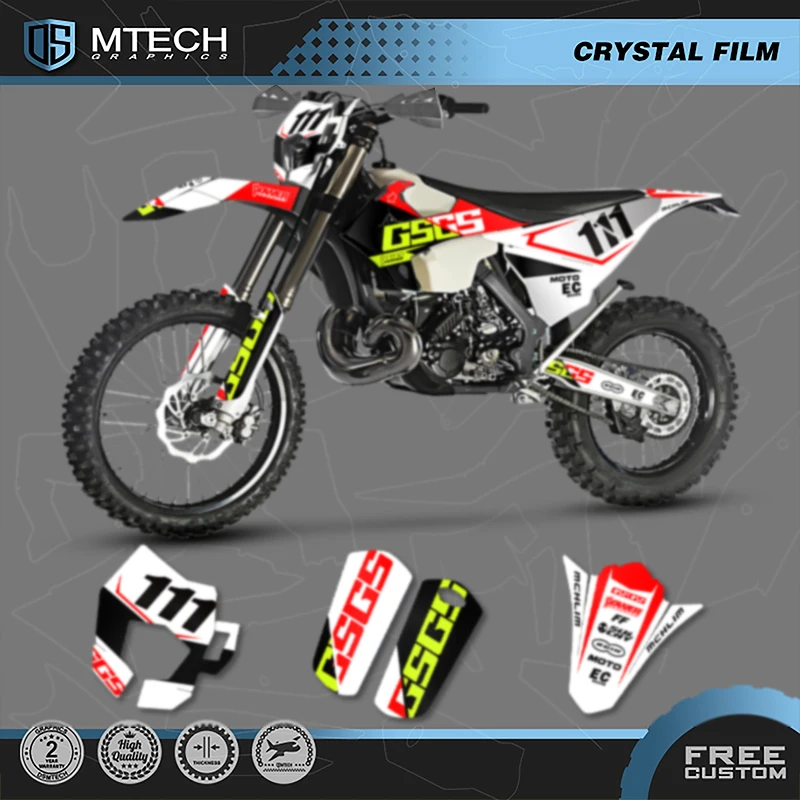 

DSMTECH MOTO мотоциклетная команда графические наклейки наборы наклеек для GASGAS 2018 2019 2020 EC 003