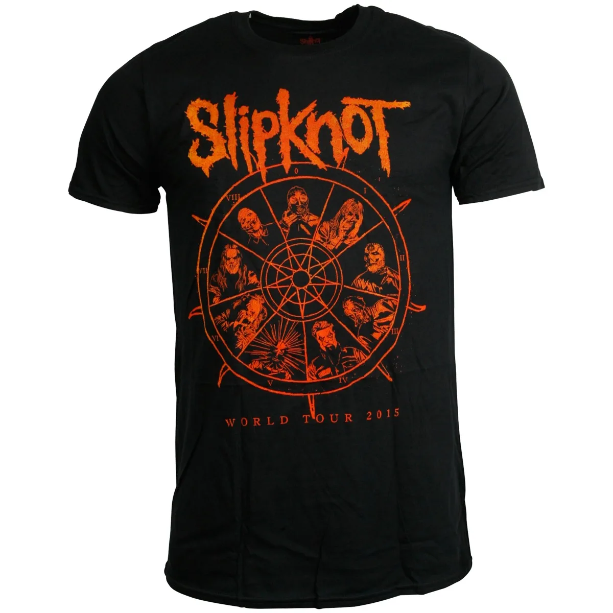 

Slipknot The Wheel T-Shirt Men's and Women's Short Sleeve Vintage Rock Band Tops Trend Brand T-shirt Summer Men Clothing