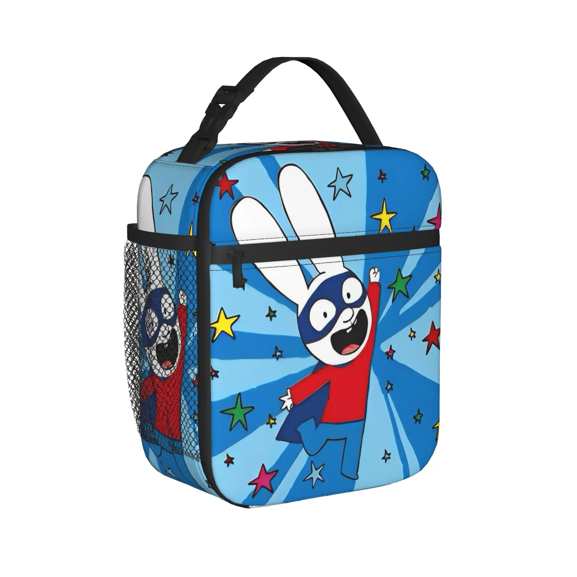 Lunch Box Simon Super Rabbit Merch  Food Box Causal Thermal Cooler Lunch Box For School