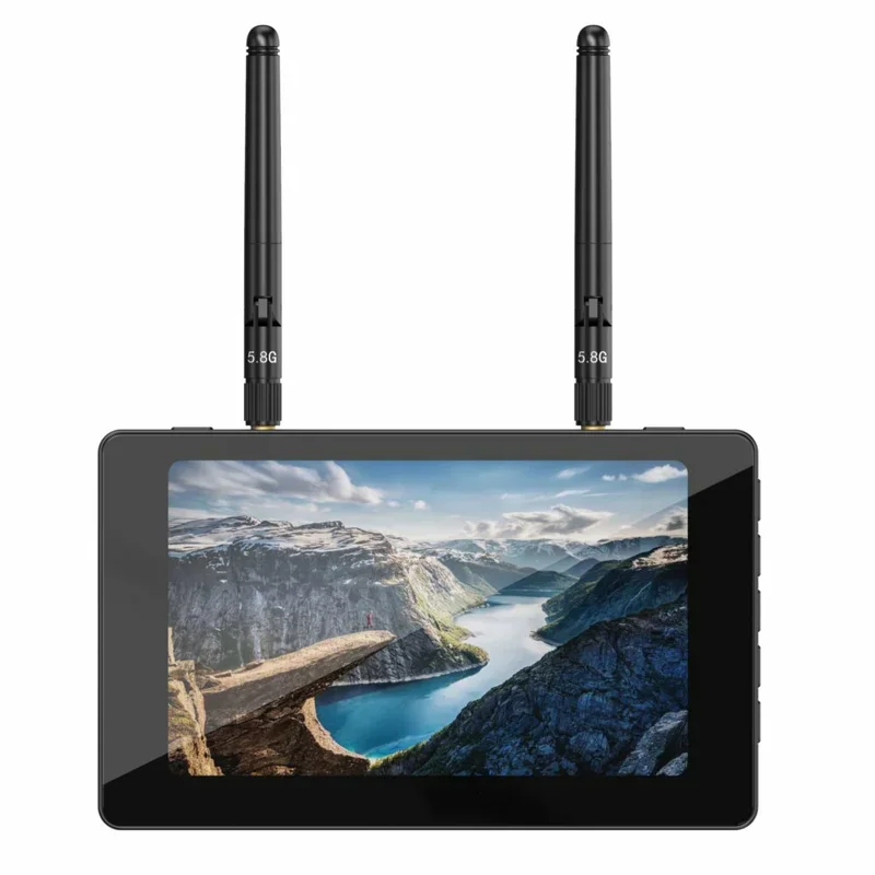 

5.8Ghz Wireless FPV Monitor 5 inch HD Receiver Built-in Battery 8 Channels LCD screen Auto SearchMonitor Built-in Battery for RC