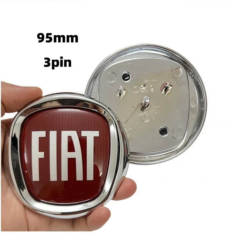 1 قطعة 95 مللي متر/120 مللي متر شارات فيات الأمامية والخلفية-شعار 2/3-Pin لشركة فيات 500 باندا بونتو غراندي بونتو دوبلو دوكاتو برافو تيبو 595 600 #2