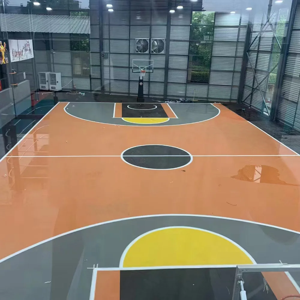 Beable Personalize Your Basketball Court with Custom PVC Flooring Unlimited Color And Pattern Options