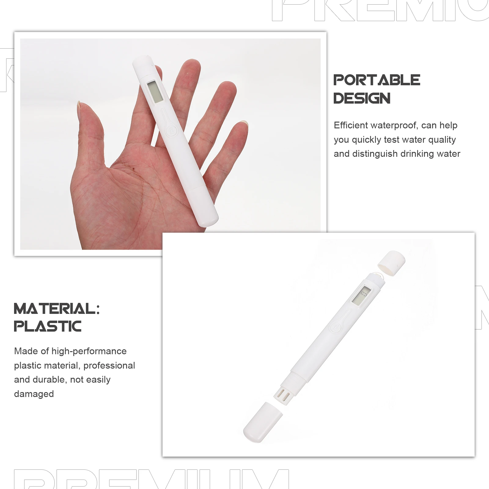 

1pc Professional Quality Digital Pool Tester Portable Digital Water Testing Tool Tester Pool Spa Aquarium Water Testing Toolph