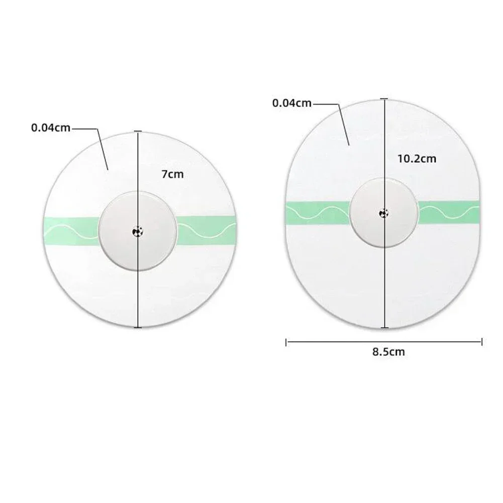 10Pcs Transparent Waterproof Adhesive Patches Fixic Freestyle Libre Sensor Covers Patch Clear Overpatch Tape Round Oval Skin Ton
