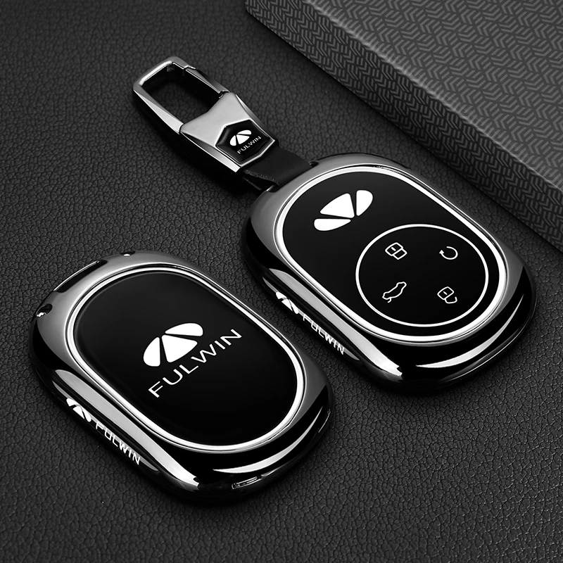

Chery Fengyun T9 Key Case Metal Key Case with Buckle for Fengyun A9L A8L A9 A8 T10 T11 Car Accessories Zinc Alloy