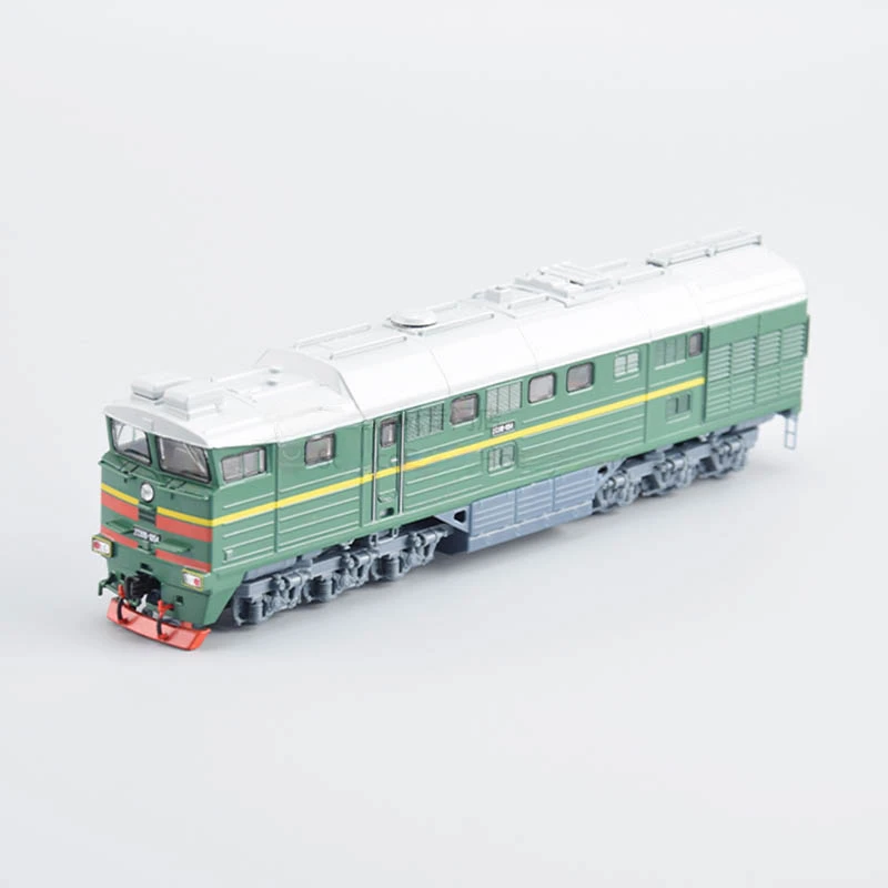 1:87 Train Model Soviet 2TE116 Broad Gauge Duplex Diesel Locomotive Russian Heavy Freight Train JLKN018 Train Toy