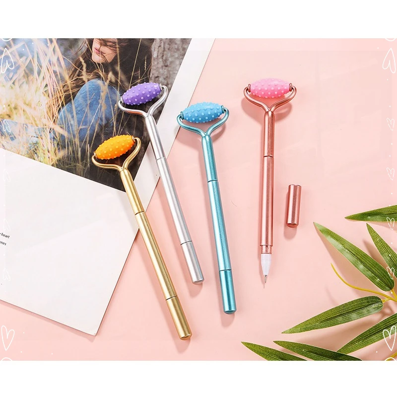 24 Pcs Creative Decompression Massage Gel Pens Set Funny Styling Pen Student Stationery Back To School