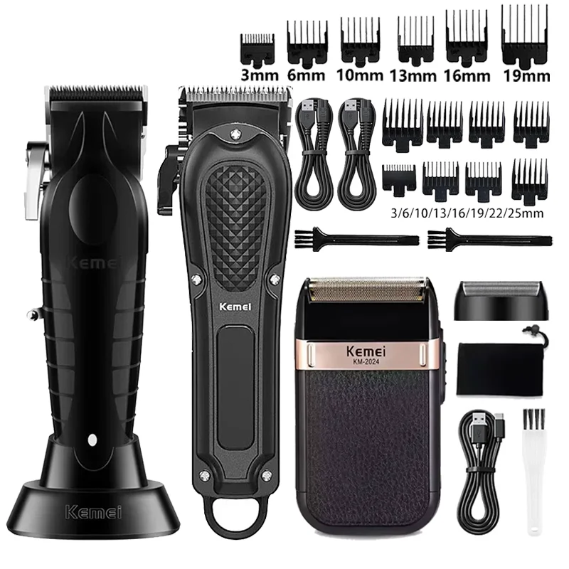 

Машинка для стрижки волос Kemei Km-2296 Km-1071 Km-2024 Парикмахерская машинка для стрижки волос Машинка для стрижки волос Беспроводная аккумуляторная бритва