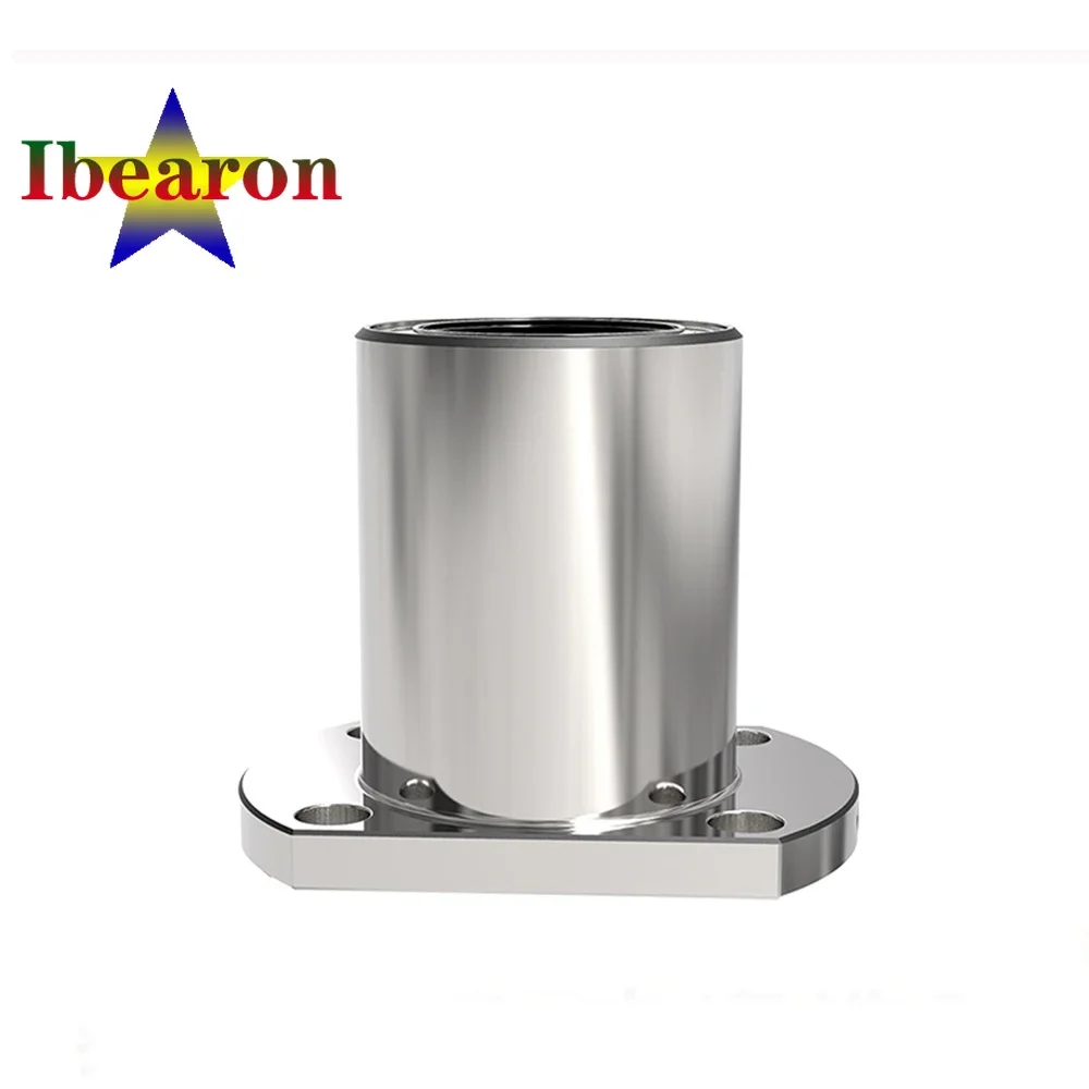 1PCS LMH20UU Standard Type Two Side Cut Flanged Linear Motion Ball Bearing Seals On Both Side Resin Retainer