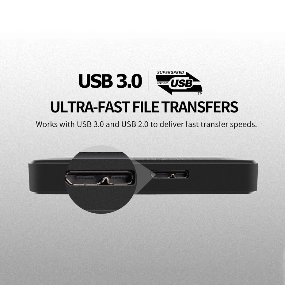 KESU внешний жесткий диск USB3.0 2,5 \