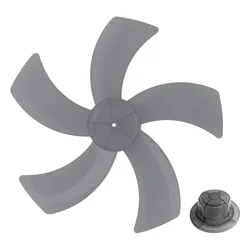 Fan Leaves Fan Blade 18inch 1pc Five Leaves Replacement With Nut Cover Home Improvement Brand New Fan Accessories