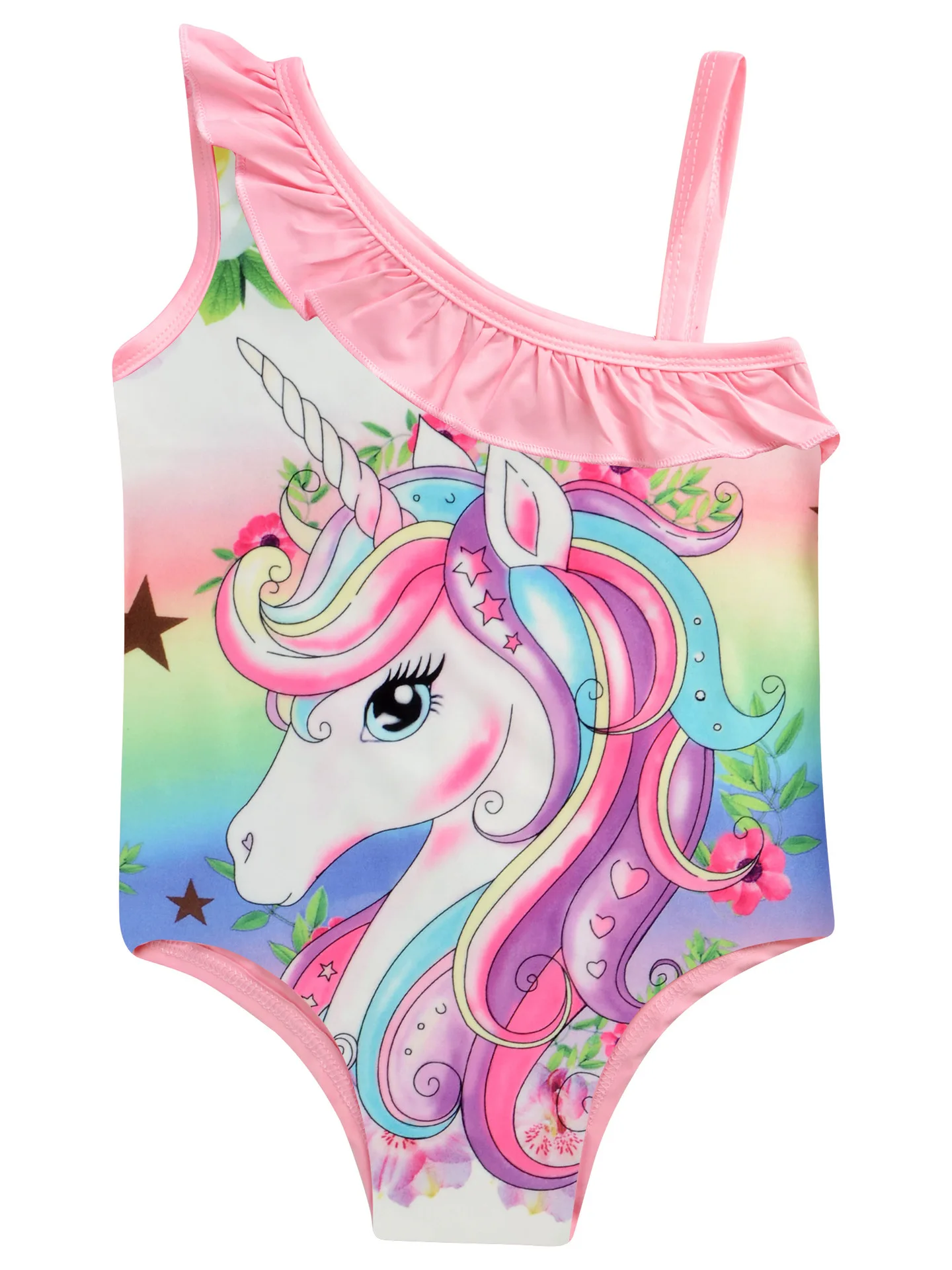 Nuovi modelli 3-10 anni costume da bagno per ragazze 2024 moda sirena unicorno costumi da bagno per regalo per bambini