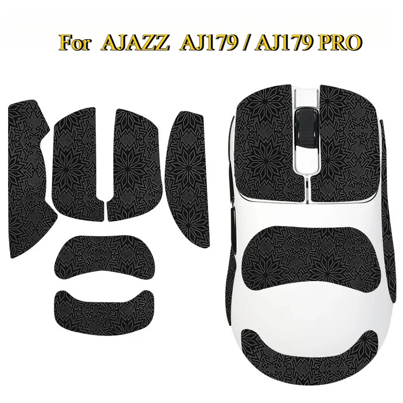 Anti Slip Mouse Grip Tape + Precision Skate Sticker For AJAZZ AJ179/AJ179 Pro - Perfect For E Sports Non Slip Feature
