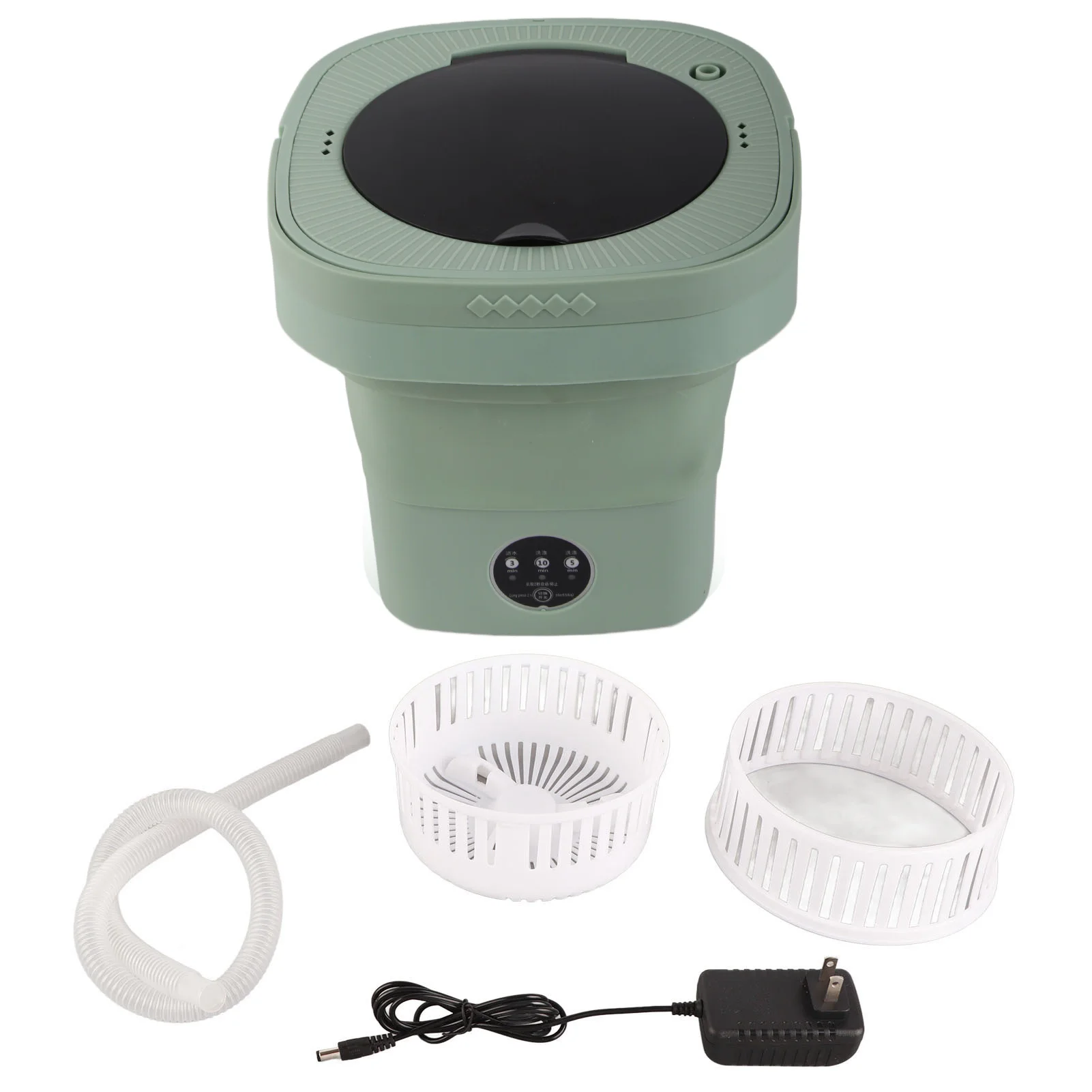 Lavatrice pieghevole da 6,5 litri Asciugatura semi-rotazione morbida ad alta velocità di grande capacità