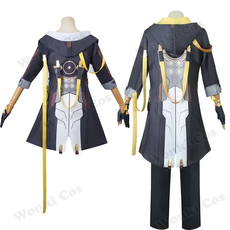 Star Rail Trailblazer Cosplay Costume Game Stelle Female Caelus Male Cosplay Wig Hair Full Set for Party Role Play Outfits