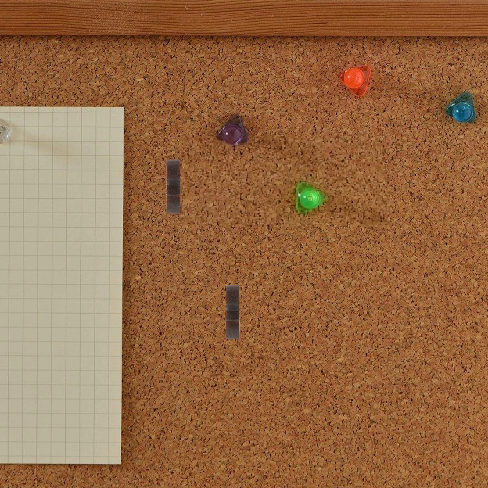 

40Pcs Portable Thumb Tack Hooks Wood Push Pins Office Map Cork Board Photo Fixing Pushpins Thumb Tack Hooks Office Thumbtacks