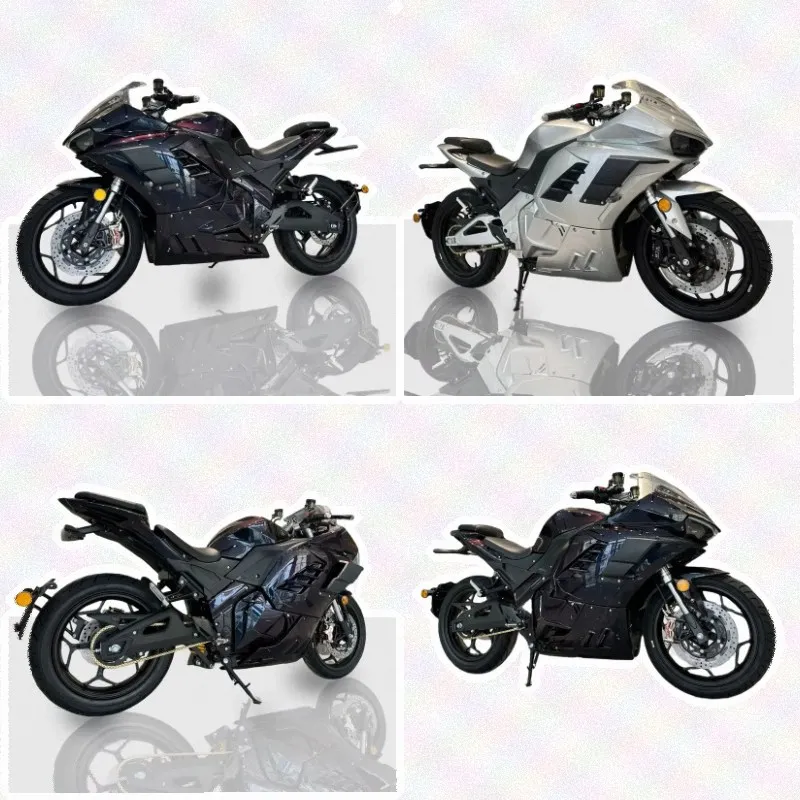 Stlf 8000W Belt Drive Mid Drive Motor 160km/h Amazing Speed Racing Electric Motorcycle For Sale