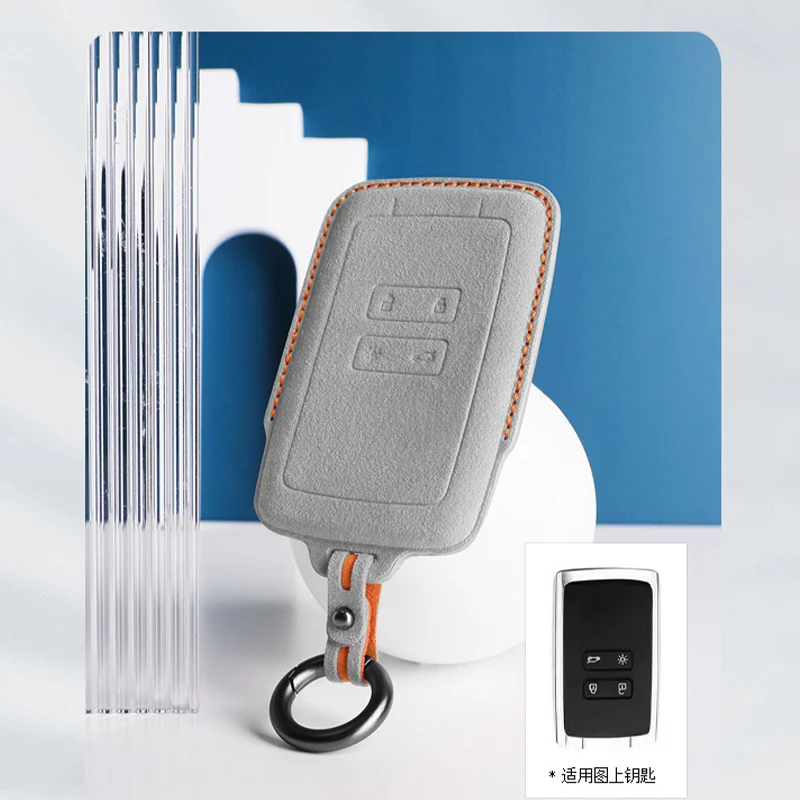 

Car Key Case Cover Shell Fob for Renault Grand Koleos Kadjar Captur Car Remote Key Bag Protective Accessories