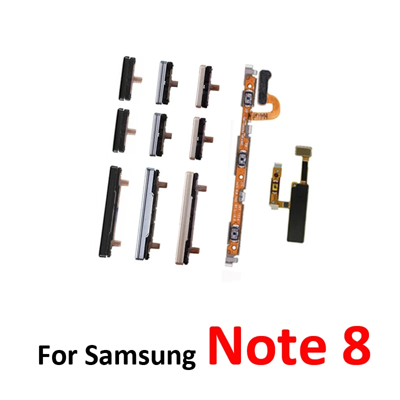 Phone Power Volume Button For Samsung Note 8 N950 N950F New On Off Up Down External Side Key Internal Flex Cable Parts image 5