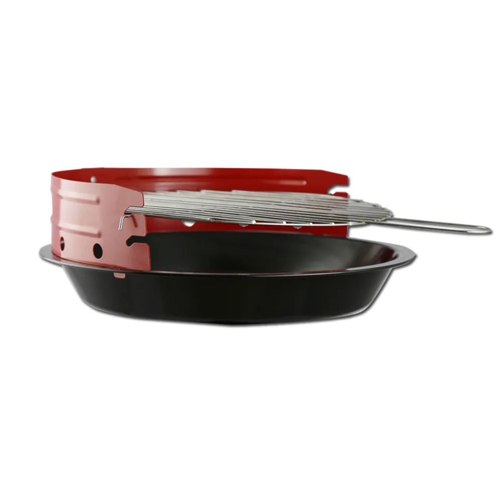 Classic Round Charcoal Grill with Carbon Capacity 1250 Grams and Easy Setup for Outdoor Use Diameter 35 by 63 cm
