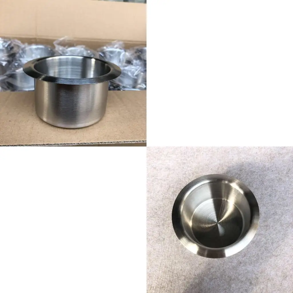 XA6H Rustproof Stainless Steel Marine Boat RV Cup Water Drink Bottle Holder 55mm