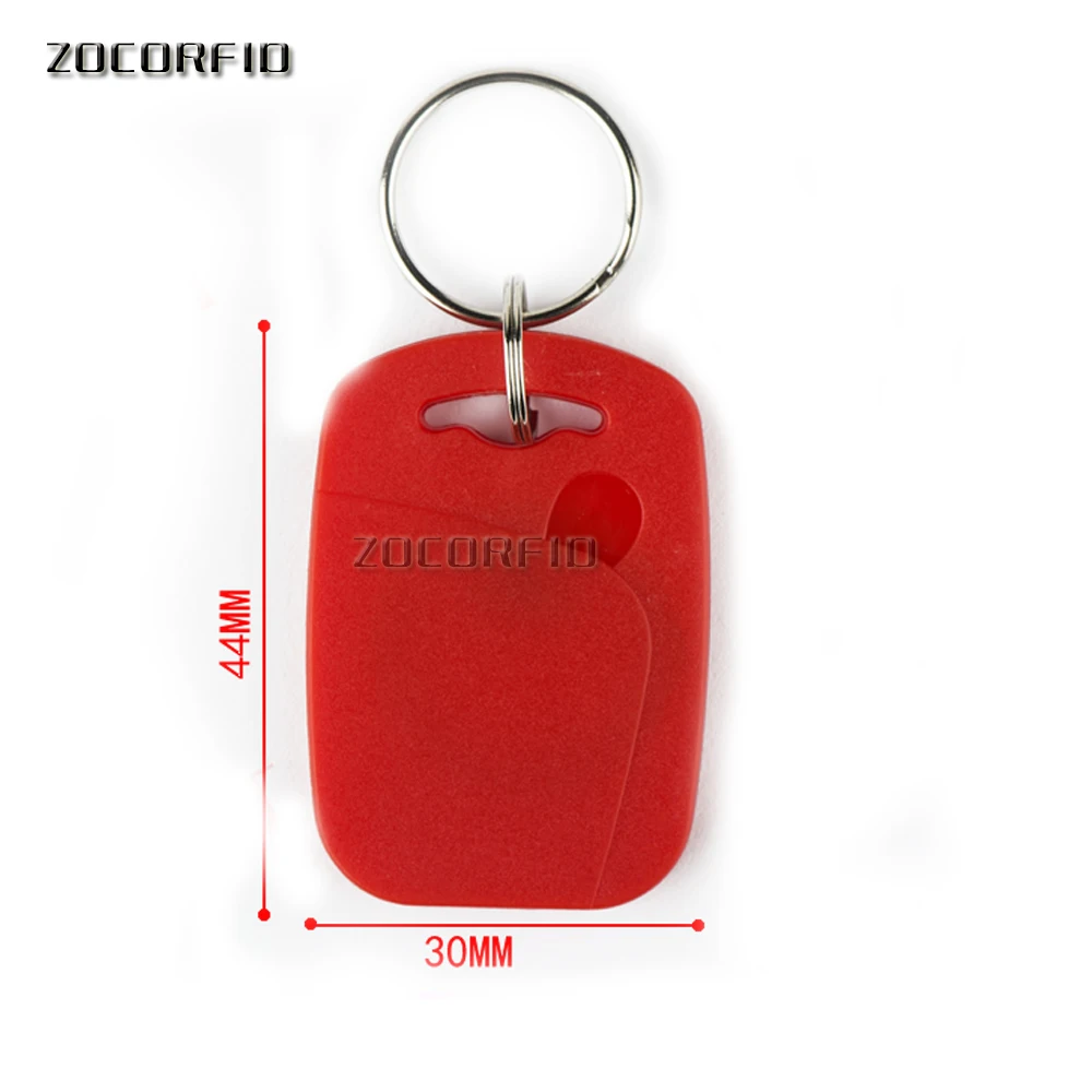 10pcs Rfid Dual Chip Smart Card Ic+Id Frequency Keychain Em/Tk4100 Authorized Access Control 1k S50 Read-Only Token Tag