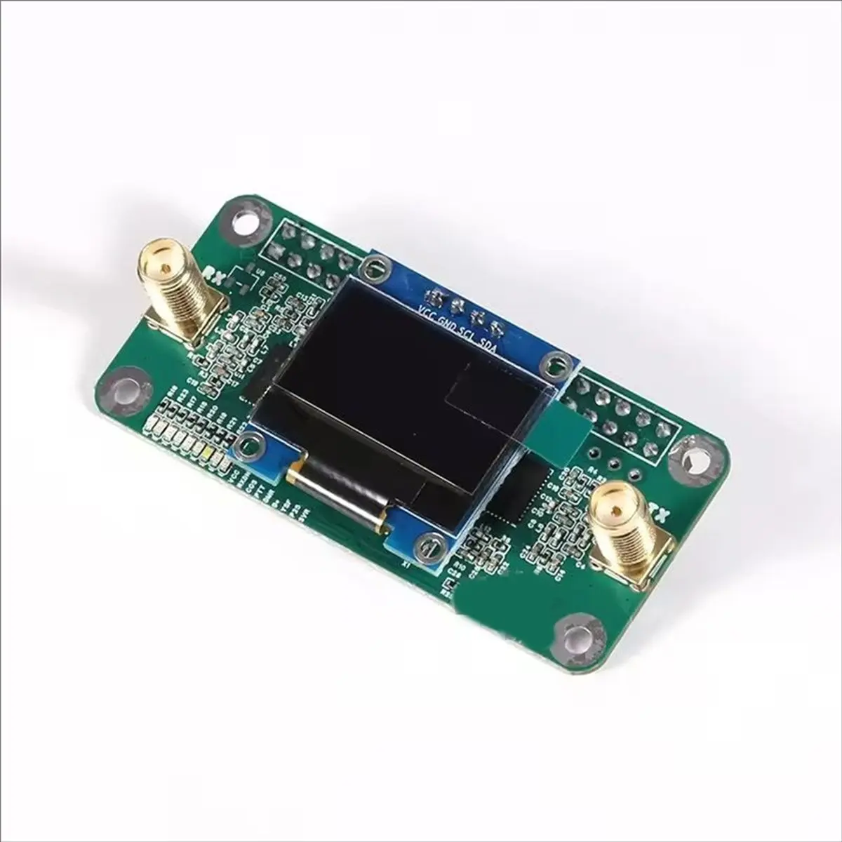 

T19C Duplex MMDVM-Hs-Dual-Hat Hotspot UHF VHF Buil-in Antenna Support P25 DMR YSF for Raspberry Pi + OLED + Case