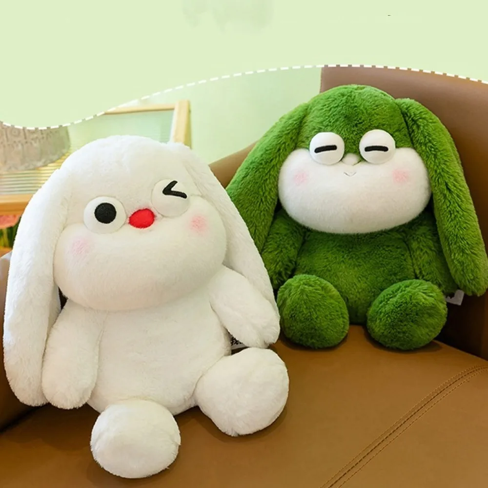 Cute Soft Rabbit Plush Backpack Cartoon Casual Rabbit Plush Toy Large Capacity Creative Cartoon Animal Backpack Girl