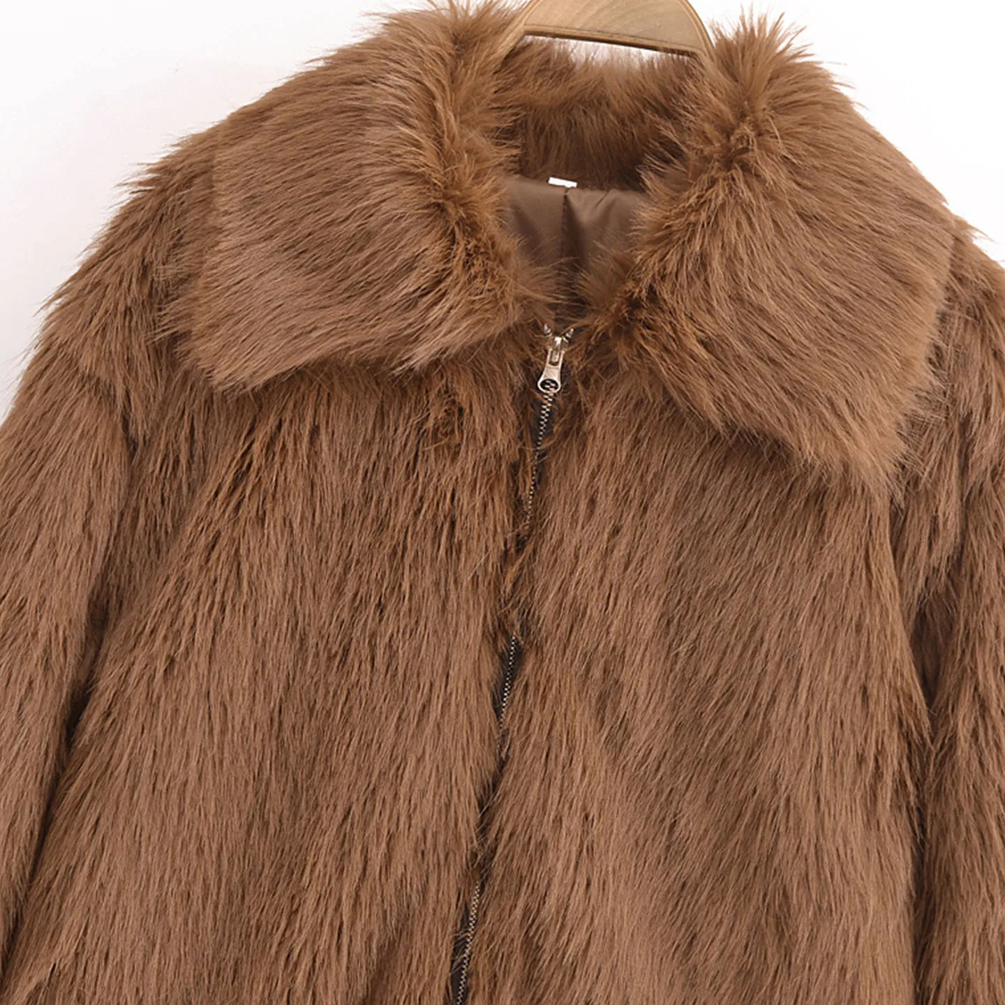 

Faionable Casual Plu Collar Jaet Women's Sli Outerwear Loose Fit ort Coat Simple Sle Autumn New Arrival