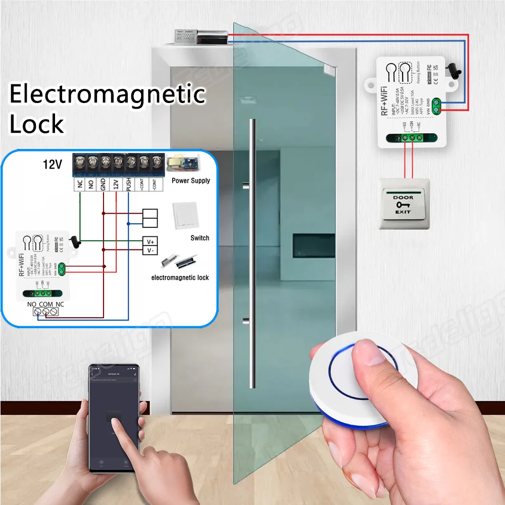 Tuya WiFi Smart Switch APP Wireless Controller Universal Breaker Timer Smart Life Work with LED Light Switch Alexa Accessories