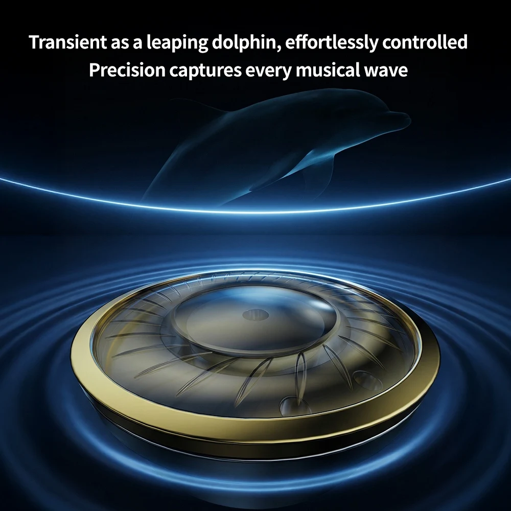 TRN Dolphin In Ear HIFI Earphones LCP Diaphragm 10mm Dual Magnetic Ciruit Dynmic Driver Replaceable Upgrade Cable image 5