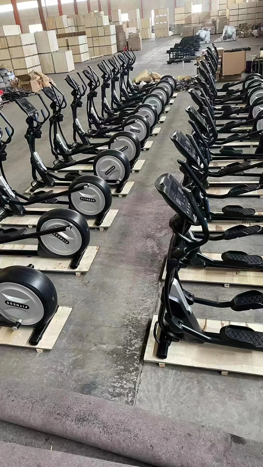 Máquina elíptica comercial para gimnasio, equipo de entrenamiento cruzado para bicicleta elíptica, venta al por mayor de fábrica