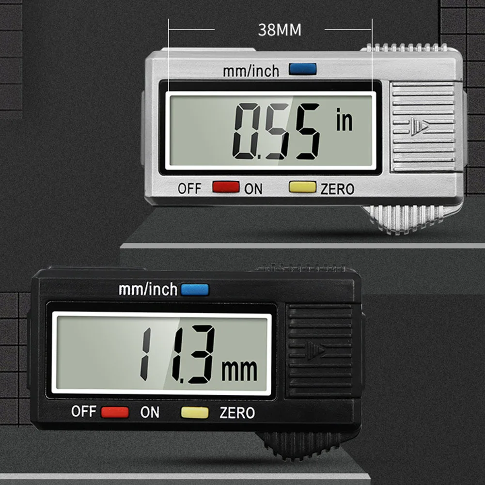 0-150 مللي متر عيار قياس حاكم عالية القوة البلاستيك مقياس رقمي الفرجار 4 وظائف القياس مم/بوصة وحدات أدوات قياس #4