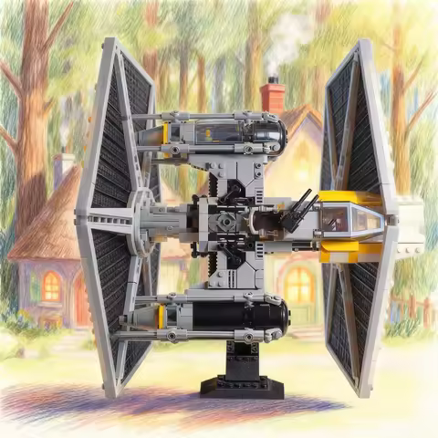 536pcs MOC Y Wing Light Bomber Star Battle Model Building Toys Blocks Construction Christmas Gift Creative Idea Education