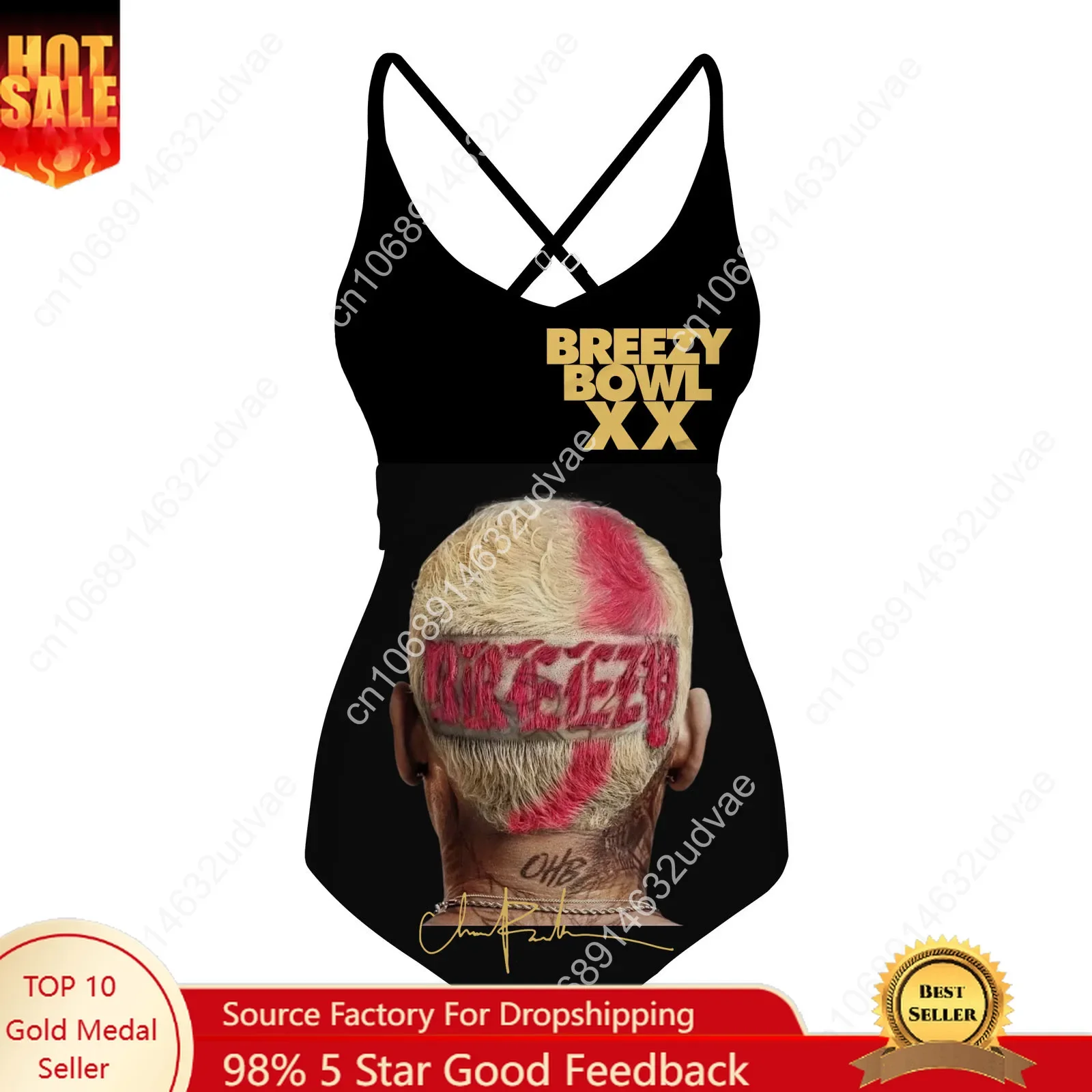 

Купальник-слинг Chris Brown для женщин, индивидуальный пошив, модный купальный костюм для вечеринок у бассейна, бикини на заказ, пляжная одежда