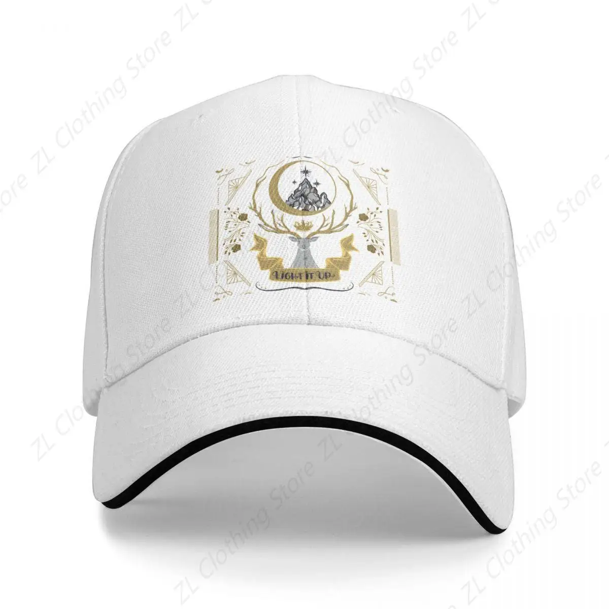 Light it up sarahverse Sarah J Maas Baseball Cap tea Hat Kids Hat Streetwear Elegant Women's Hats Men's