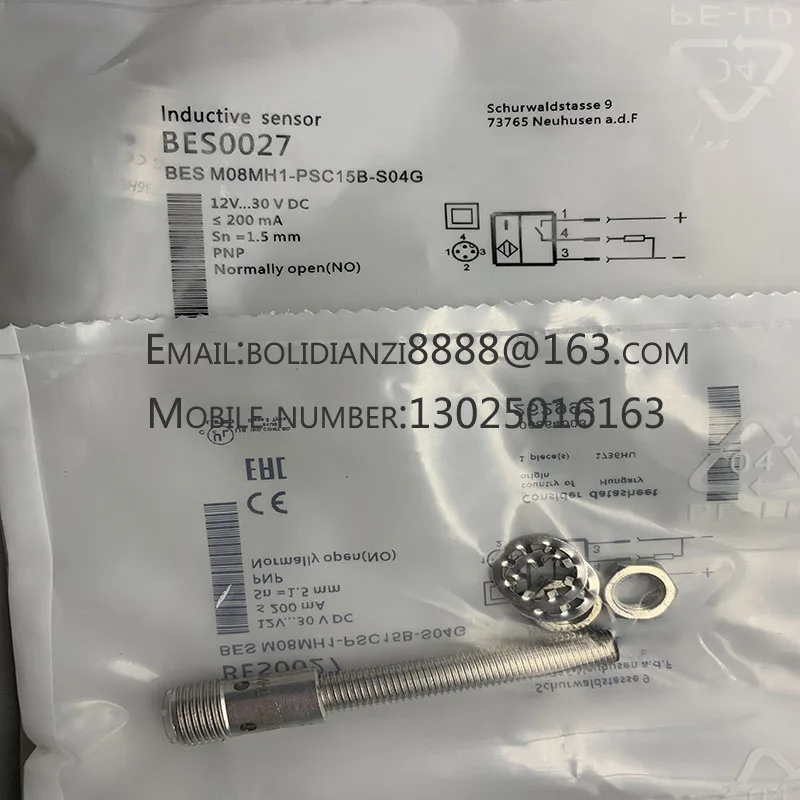 

The brand-new original sensor BES0027 BES M08MH1-PSC15B-S04G warranty for one year in stock